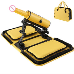 Yellow Color Portable Handbag Sex Machine