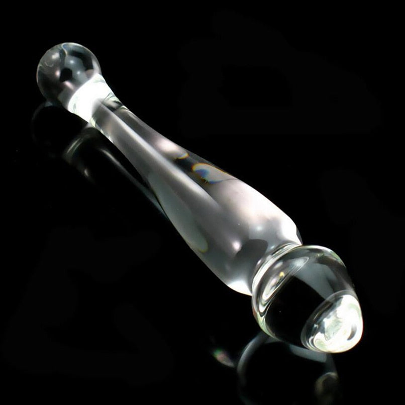 Crystal Glass Anal Butt Plug Dildo
