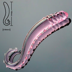 30mm Pink Pyrex glass Dildo Artificial Penis