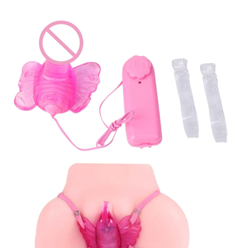 Butterfly Strap-on Stimulation Vibrating Massager