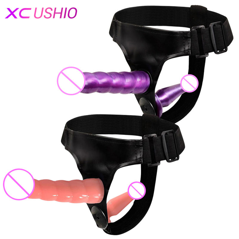 Double Penis Ultra Elastic Harness Belt