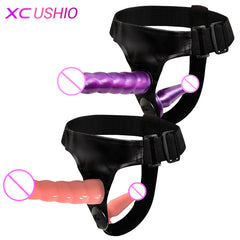 Double Penis Ultra Elastic Harness Belt
