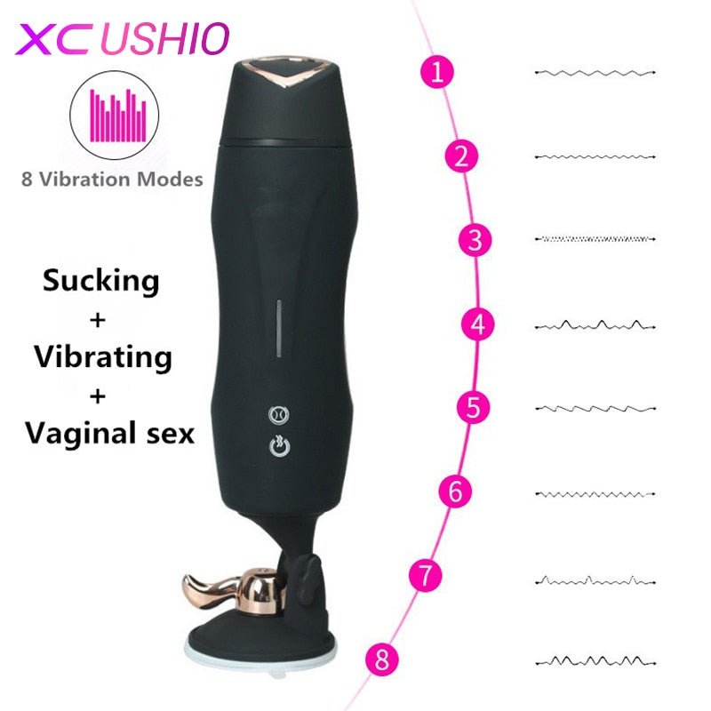 Masturbator Cup Automatic Telescopic Sex Machine