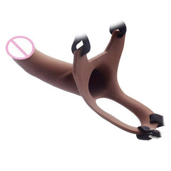 Realistic Vibe Strapon Harness Penis