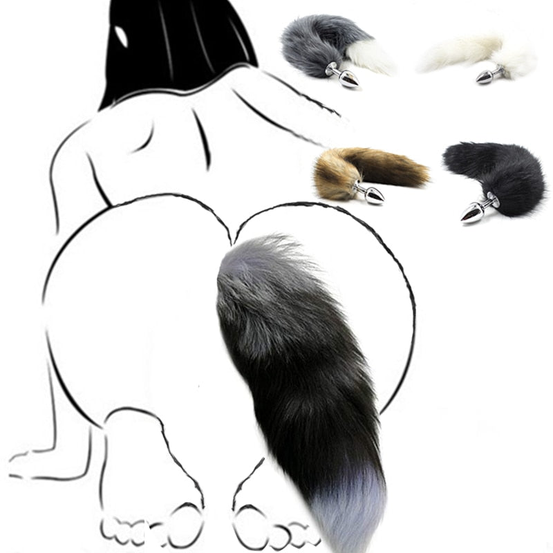 8 Kinds Erotic Fox Tail Anal Anal Plug