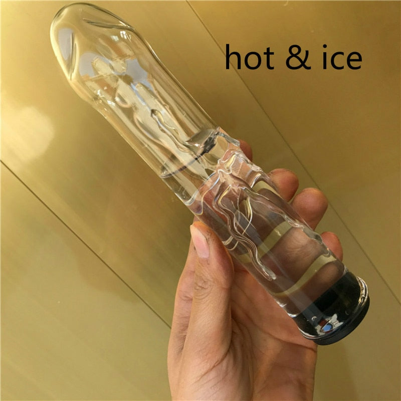Hollow Glass Dildo Adult Sex Toy