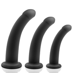 3 Size Small Middle Big Black Dildo