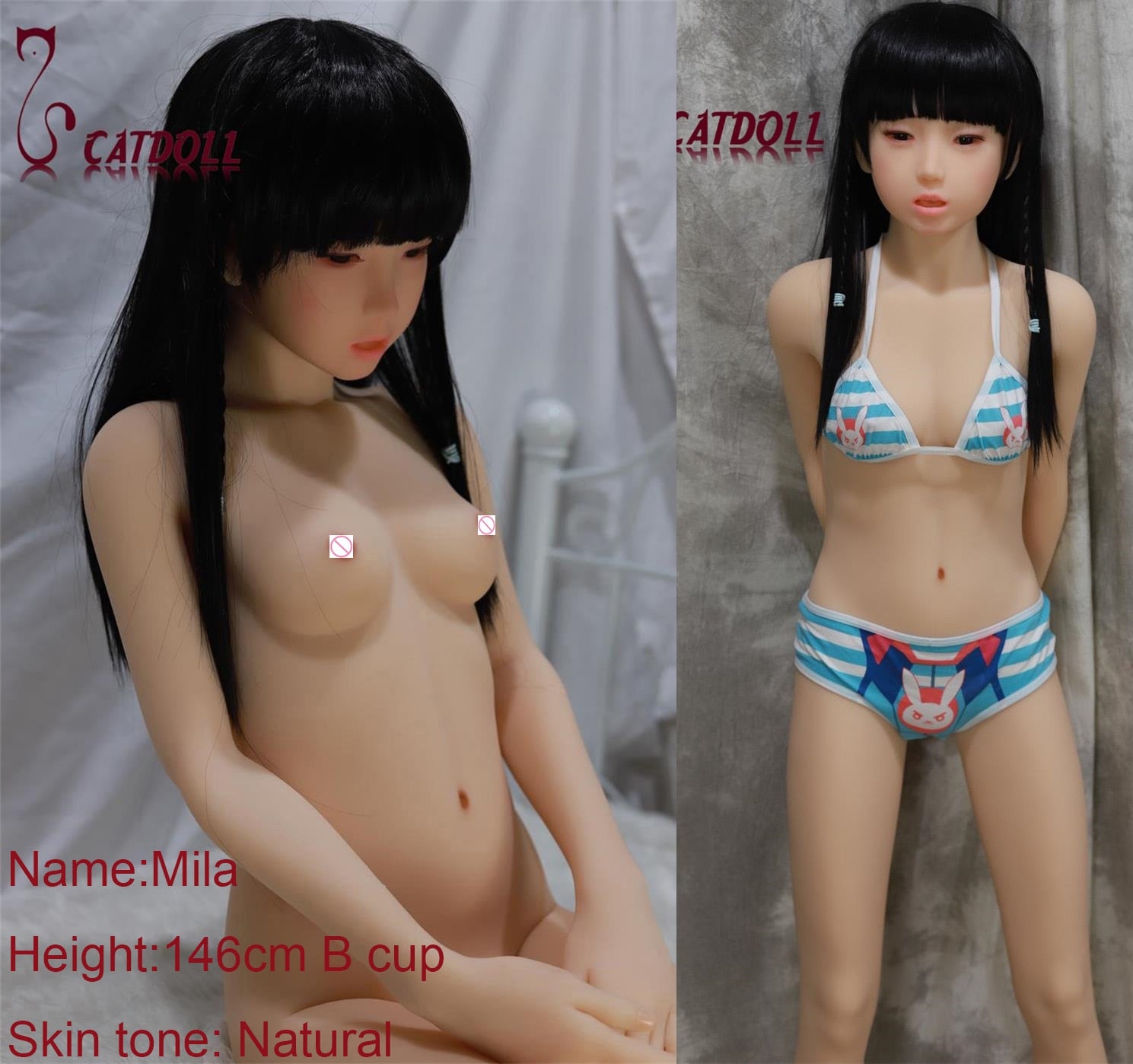 Top quality CATDOLL 146cm love doll