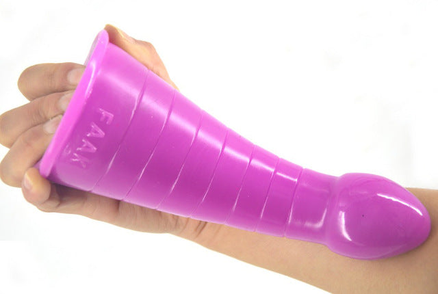 Flame Large Dildo Butt Plug Anal Toy