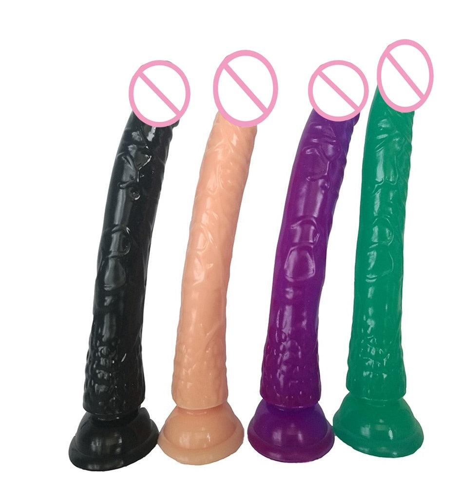 21*3.5cm Crystal Soft Jelly Dildo