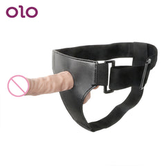 Strapon Penis Panties Black Leather