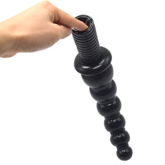 FAAK 6 Beads Long Handle Anal Dildo