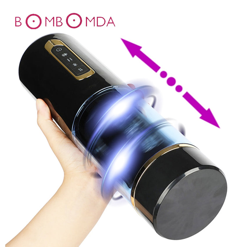 Automatic Telescopic Masturbation Cup Vibrator