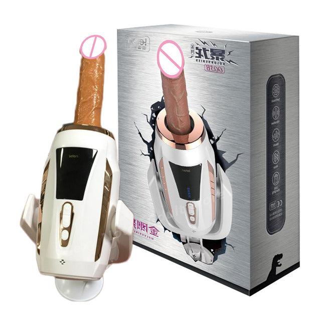 Silicone Telescopic Big Dildo Vibrator Sex Machine